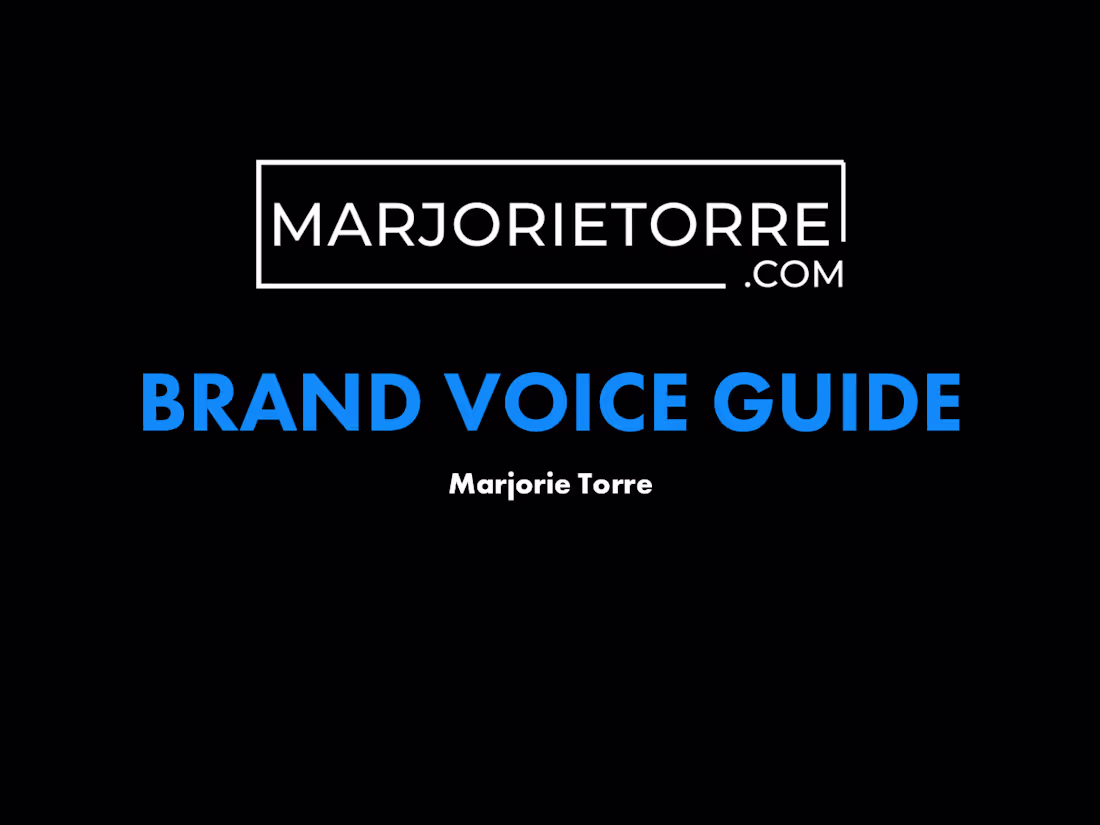 Cover image for Brand Voice Guide