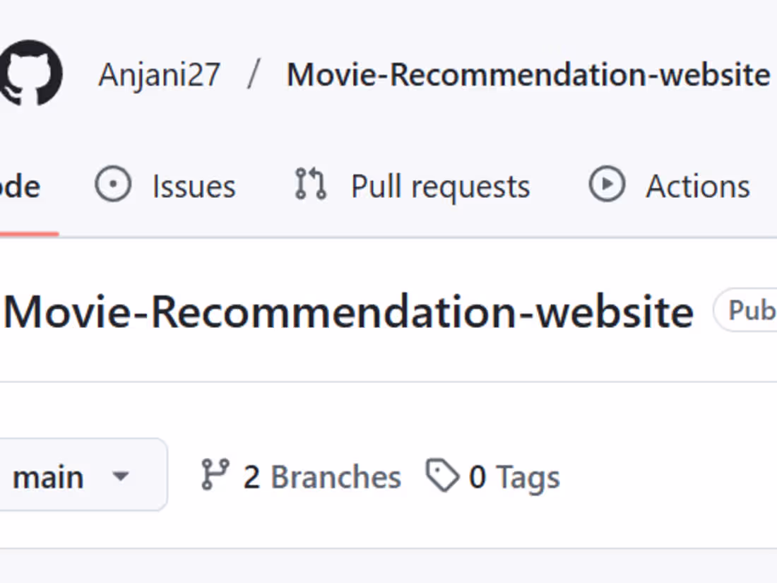 Cover image for Movie-Recommendation-website 