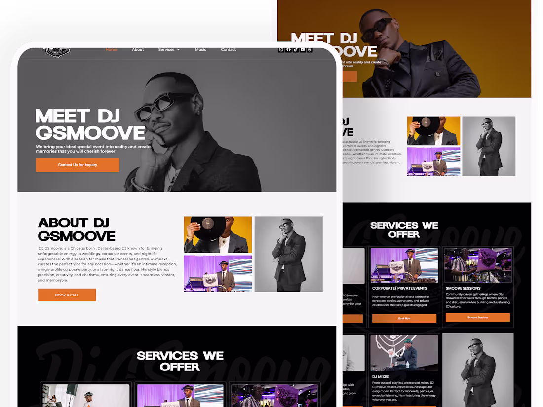 Cover image for DJ Gsmoove – A seasoned open-format DJ known for delivering unf…