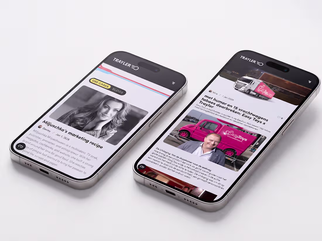 Cover image for Successfully Delivered Framer Project for Trayler in 3 Weeks