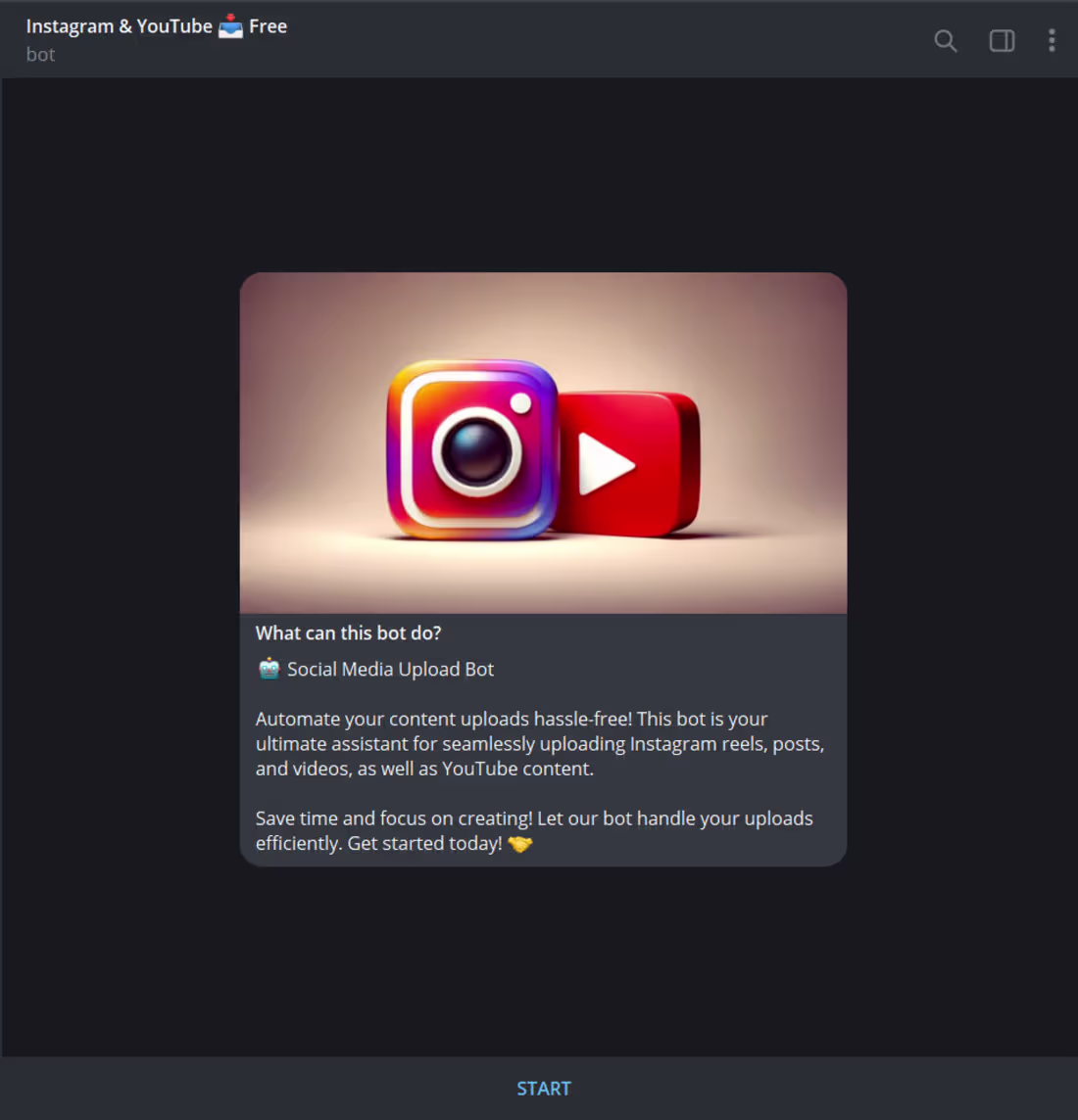 Cover image for YouTube and Instagram Video Downloader Telegram Bot