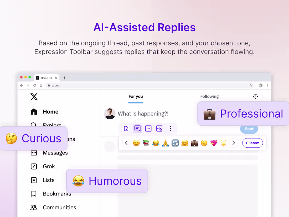 Cover image for RealM Chrome Extension - X.com ToolBar