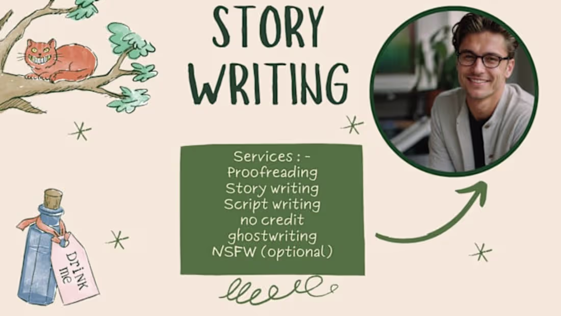 Cover image for I will creatively write a story of any genre for you