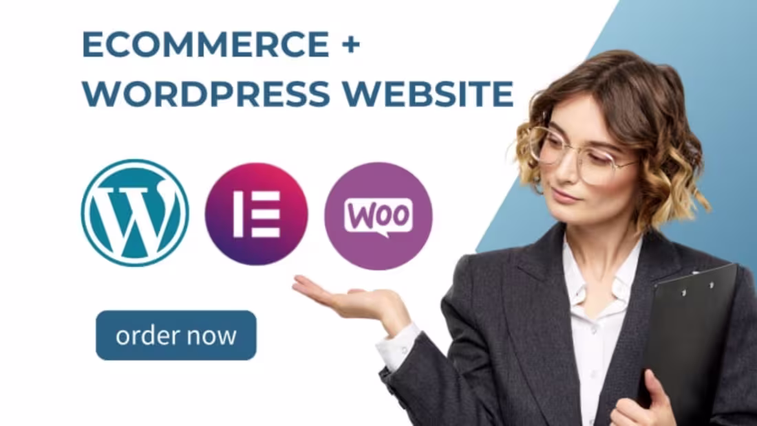Cover image for I will Design Wordpress Woocommerce or Ecommerce Website