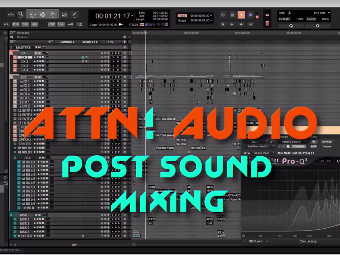 Cover image for Re-Recording Mixing / Post Sound Mixing