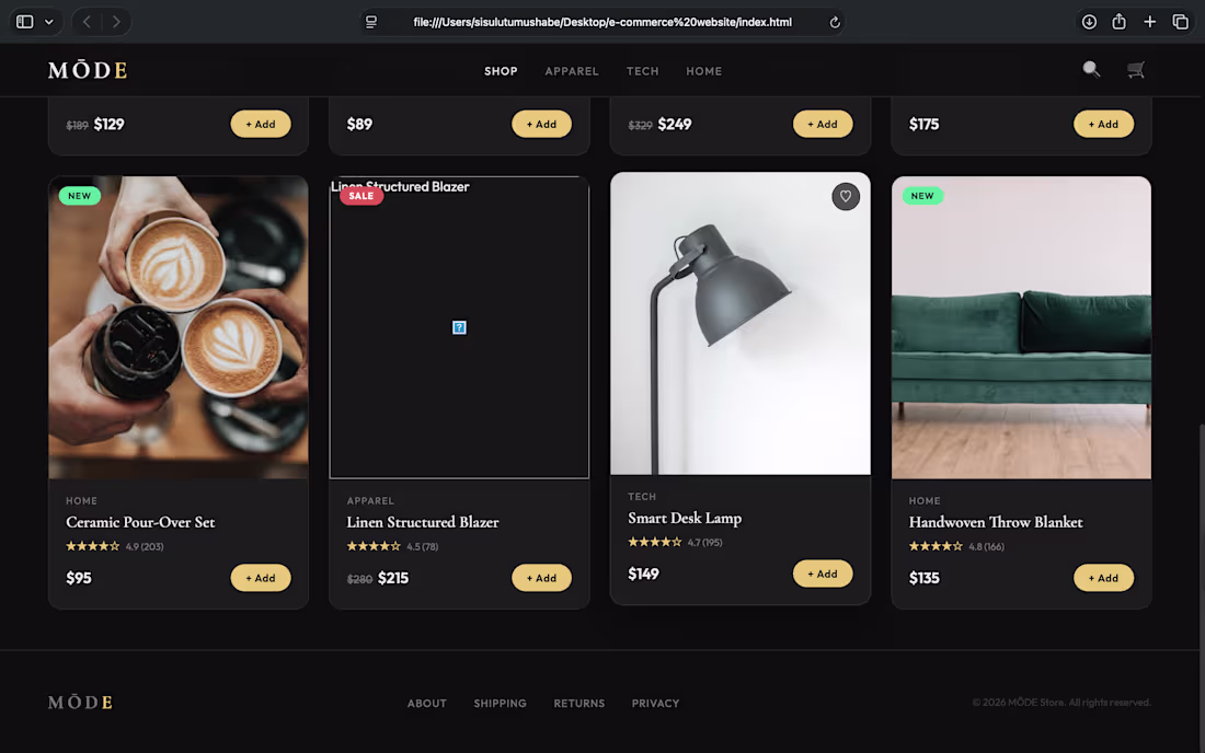 Cover image for MŌDE is a complete demo