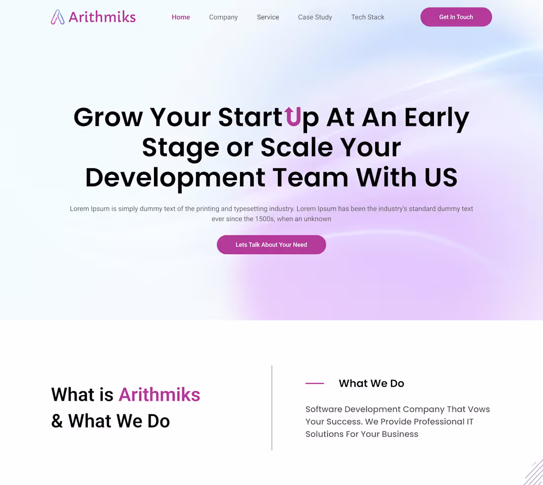 Cover image for Landing Page Design