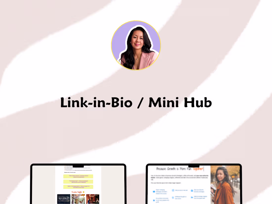 Cover image for Link-in-Bio Mini Hub