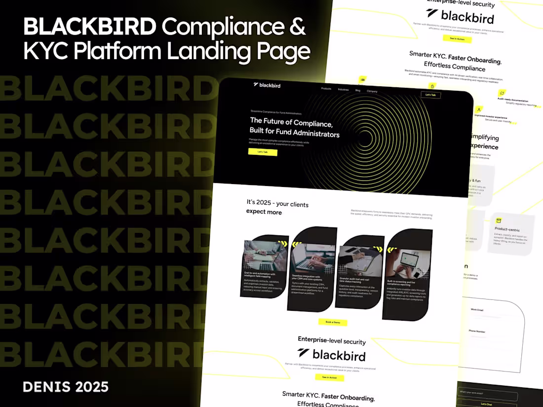 Cover image for I designed a modern landing