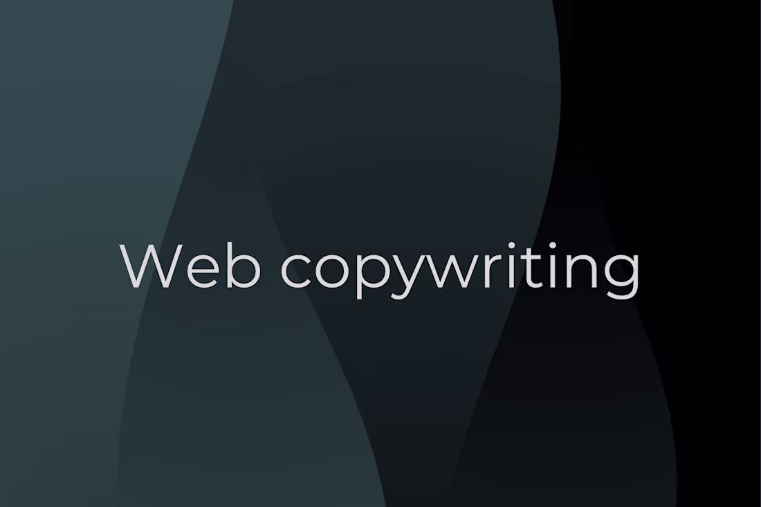 Cover image for Web Copywriting for SaaS organization