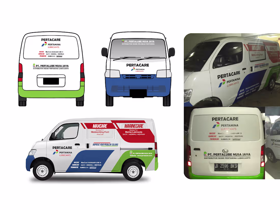 Cover image for Car Branding for Pertamina Lubricant