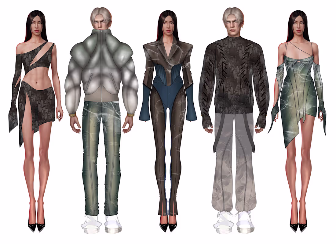 Cover image for Development of clothing designs for