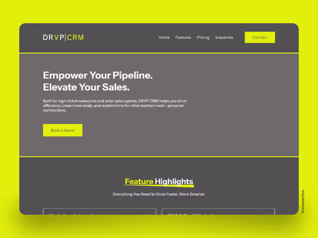 Cover image for DRYP | CRM