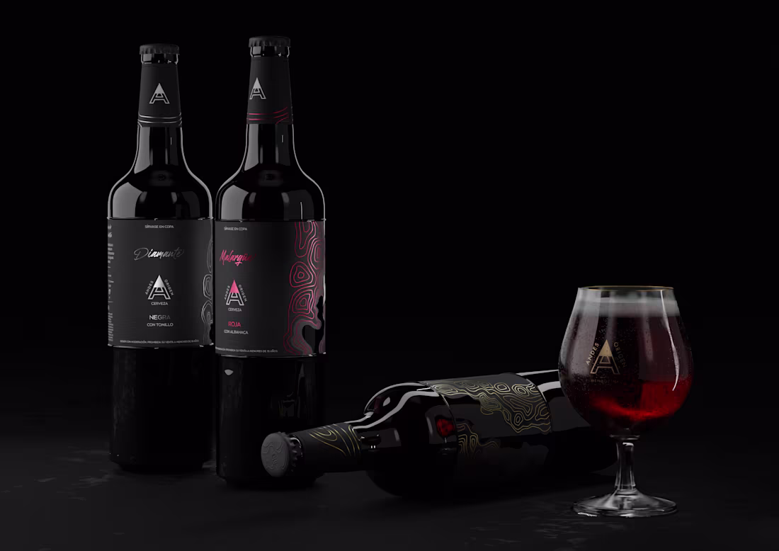 Cover image for Beer label design - Andes Origen on Behance