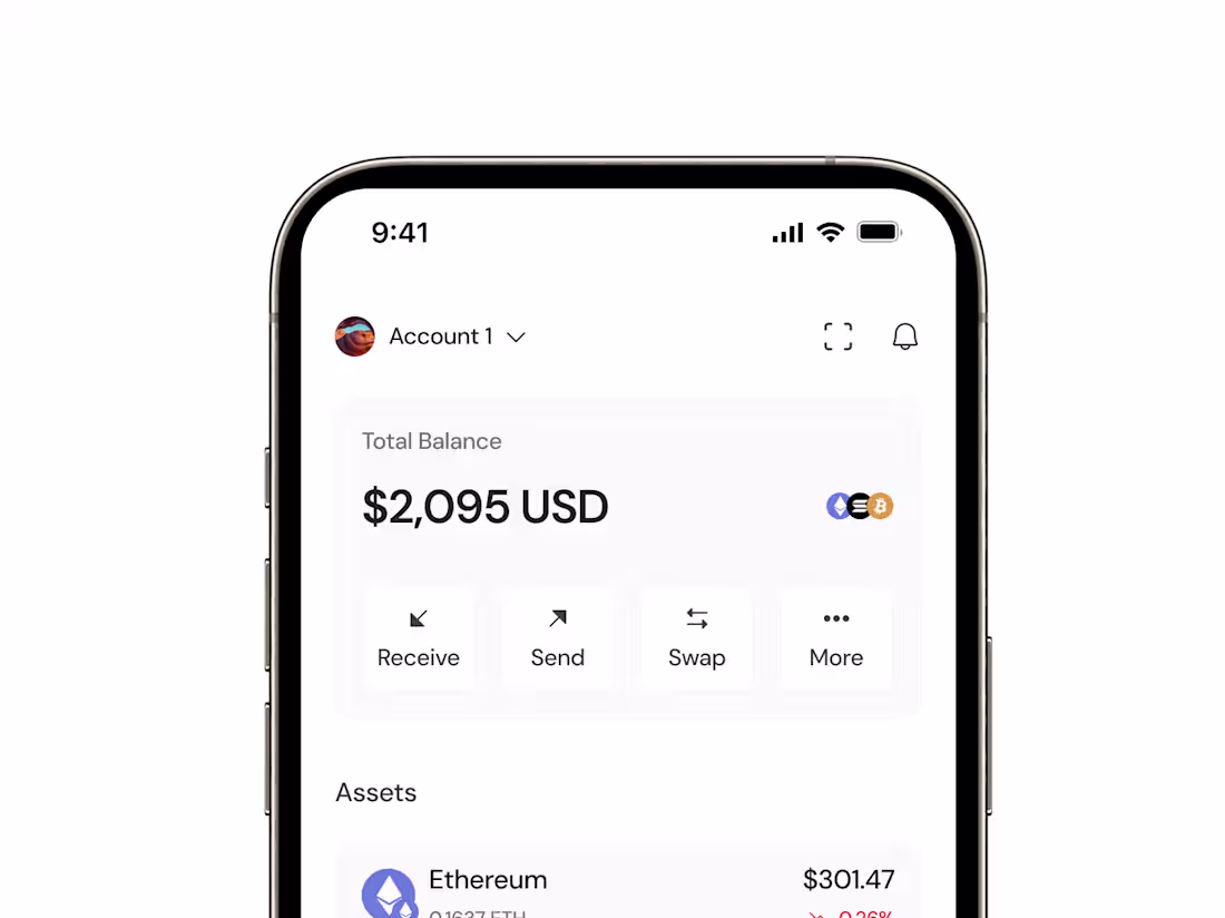 Cover image for Wallet Home Screen UI