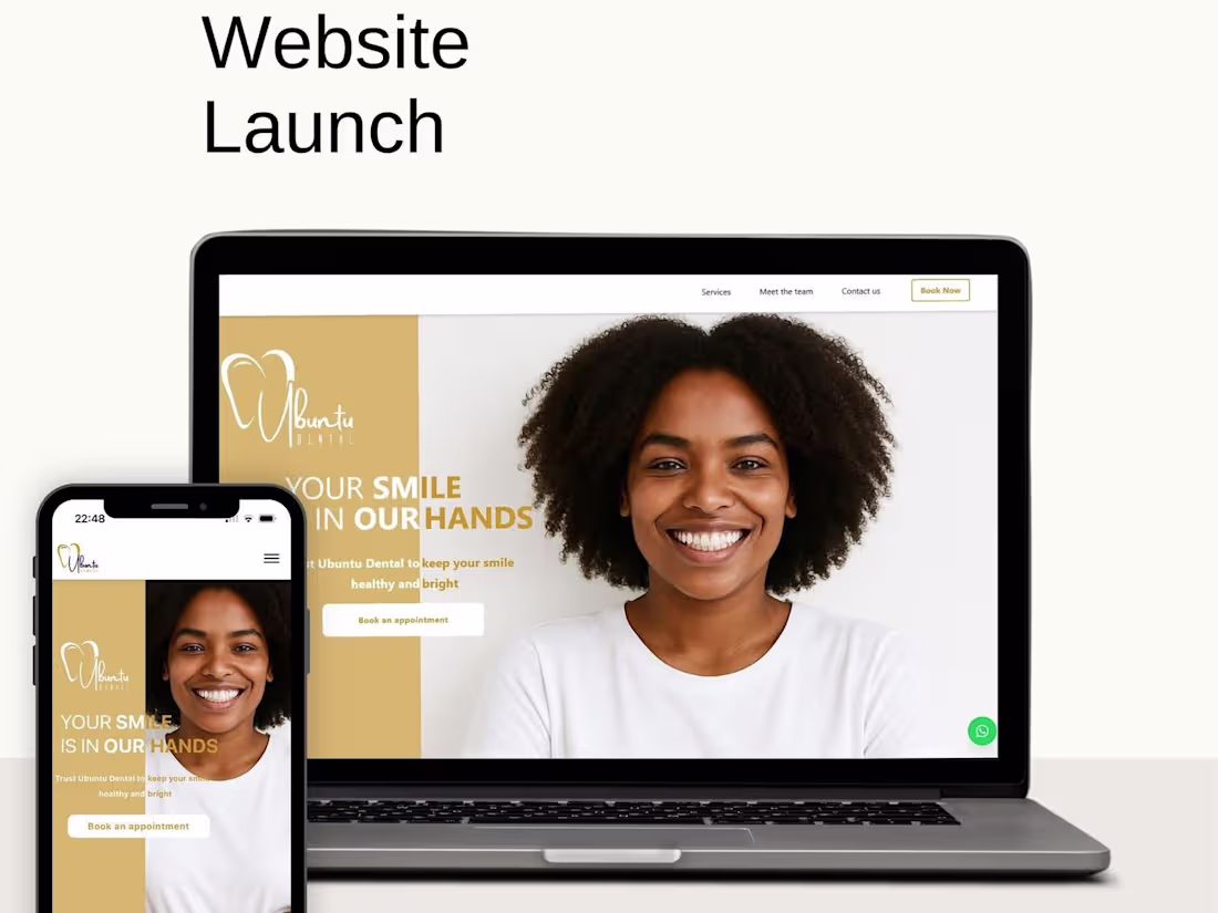 Cover image for Ubuntu Dental Website Launch