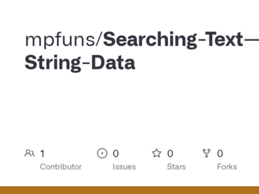 Cover image for Searching Text & String Data