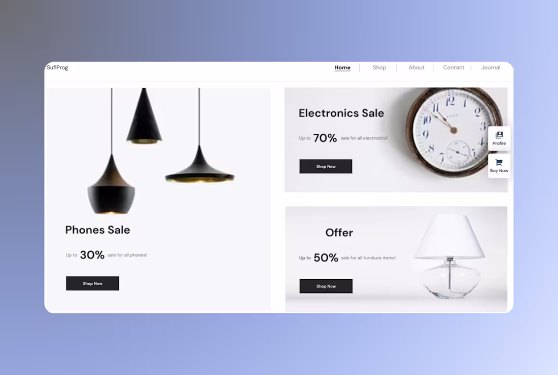 Cover image for Shandar Furniture | Custom Ecommerce