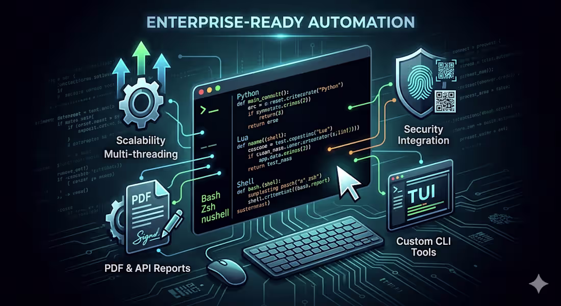 Cover image for Automation and Scripting in all