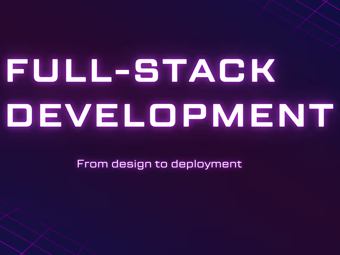 Cover image for Full-Stack Web App Development 