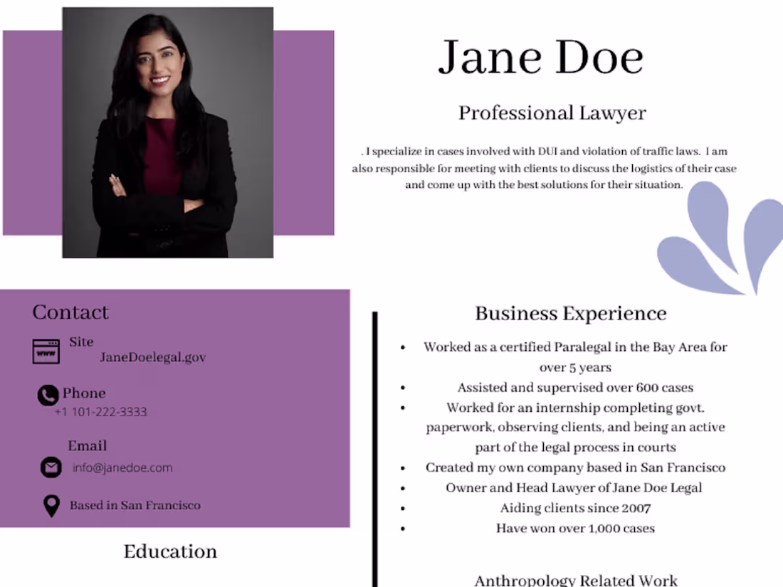 Cover image for Custom Designed Resume 