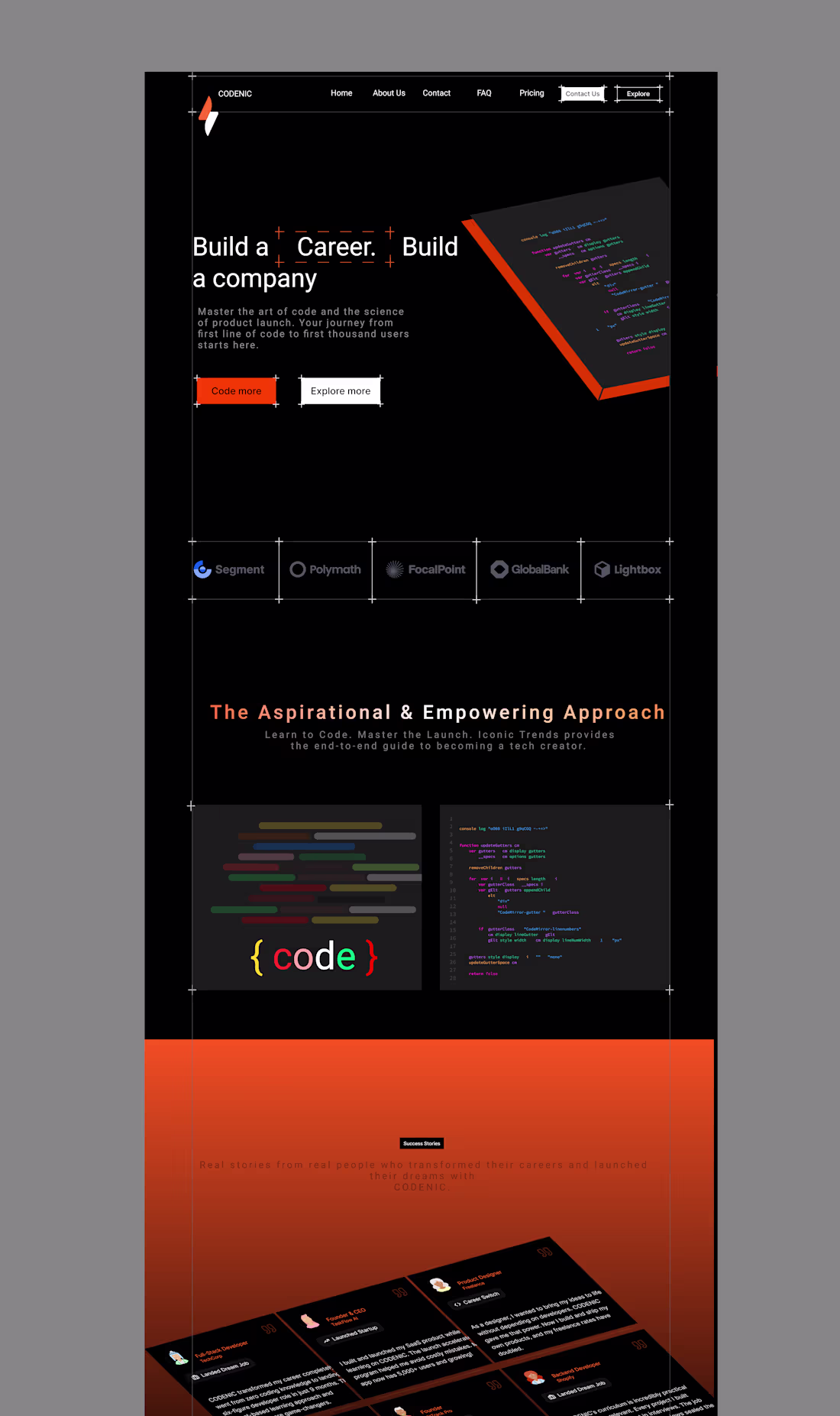 Cover image for Landing page design and development