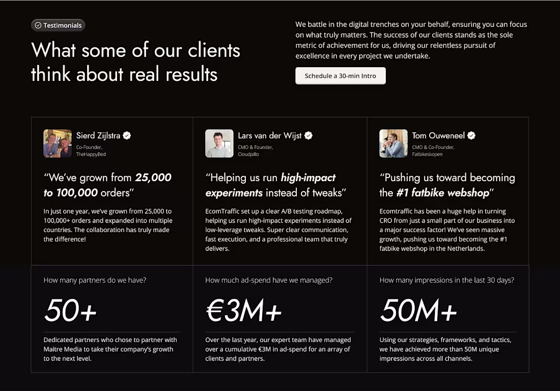 Cover image for Testimonials done correctly