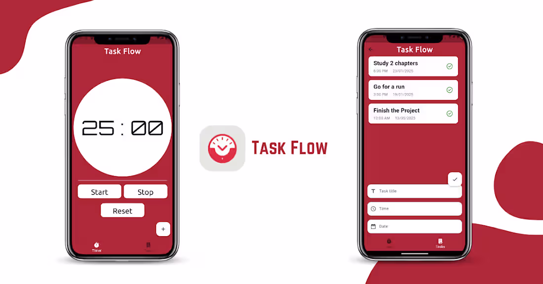 Cover image for Task Flow - Pomodoro/Tasks Management