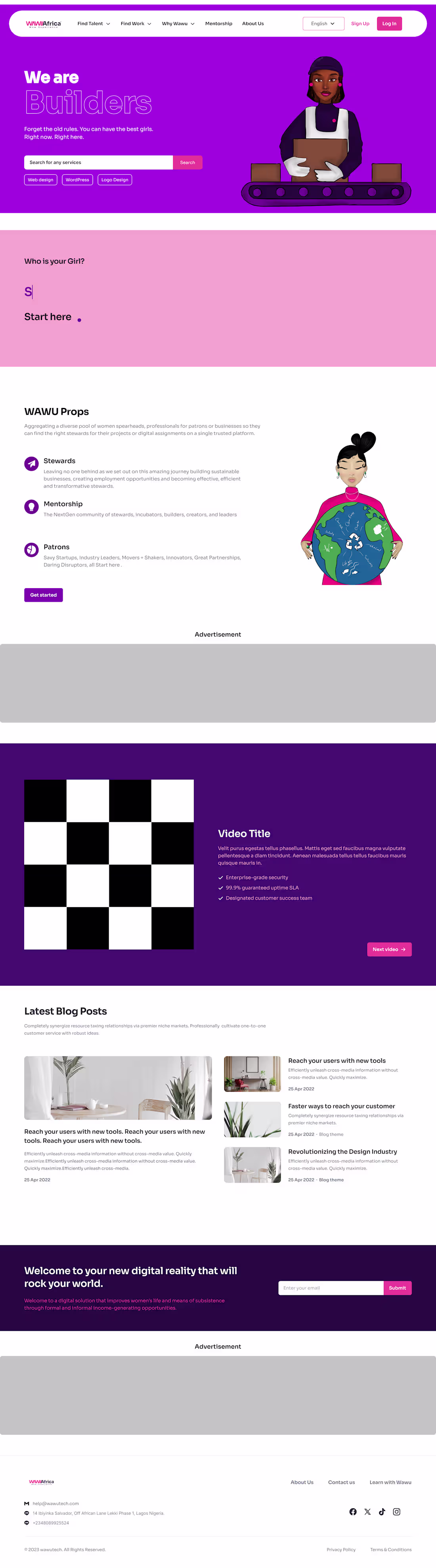 Cover image for Wawu Africa Digital Platform Development