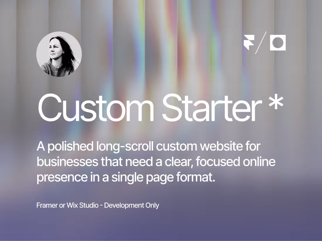 Cover image for Figma to Framer or Wix Studio Development *