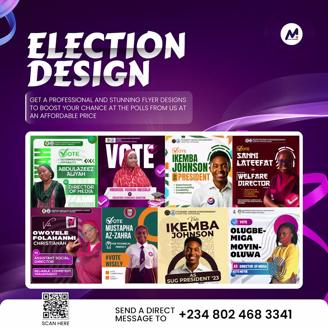 Cover image for Election e-Flier Designs for campaign