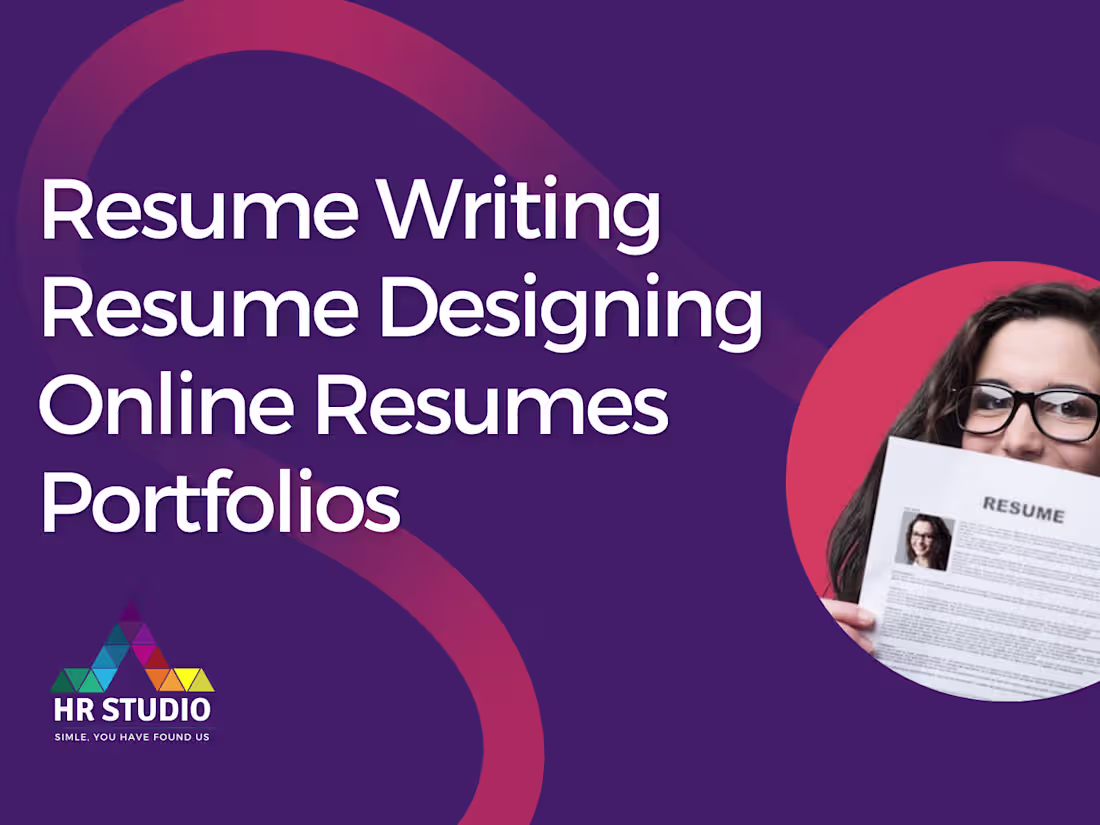 Cover image for Design and write professional resumes