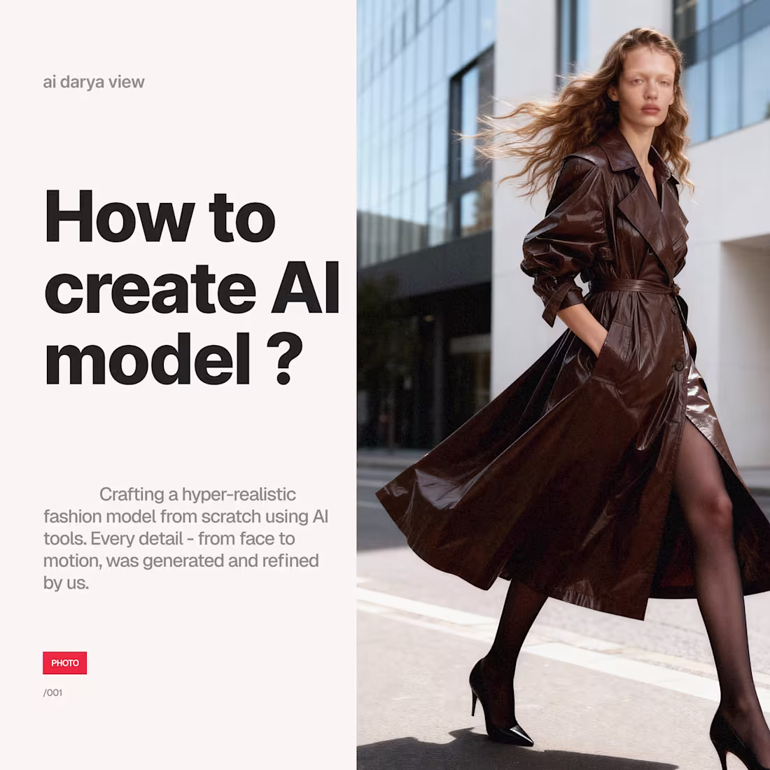 Cover image for Crafting a hyper-realistic fashion model from scratch using ...