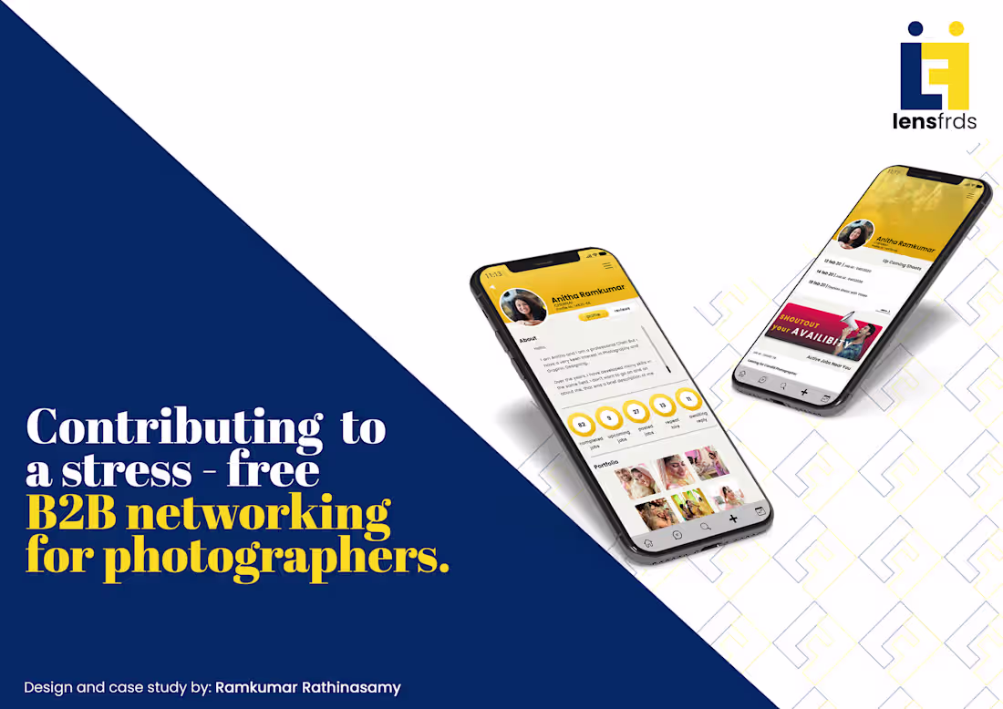 Cover image for UX Case Study - LensFrds