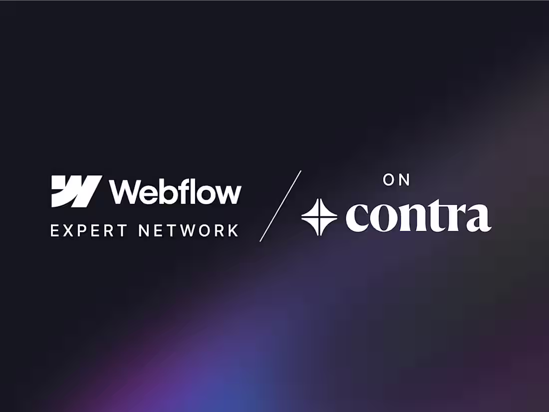 Cover image for Get certified as a Webflow Expert on Contra