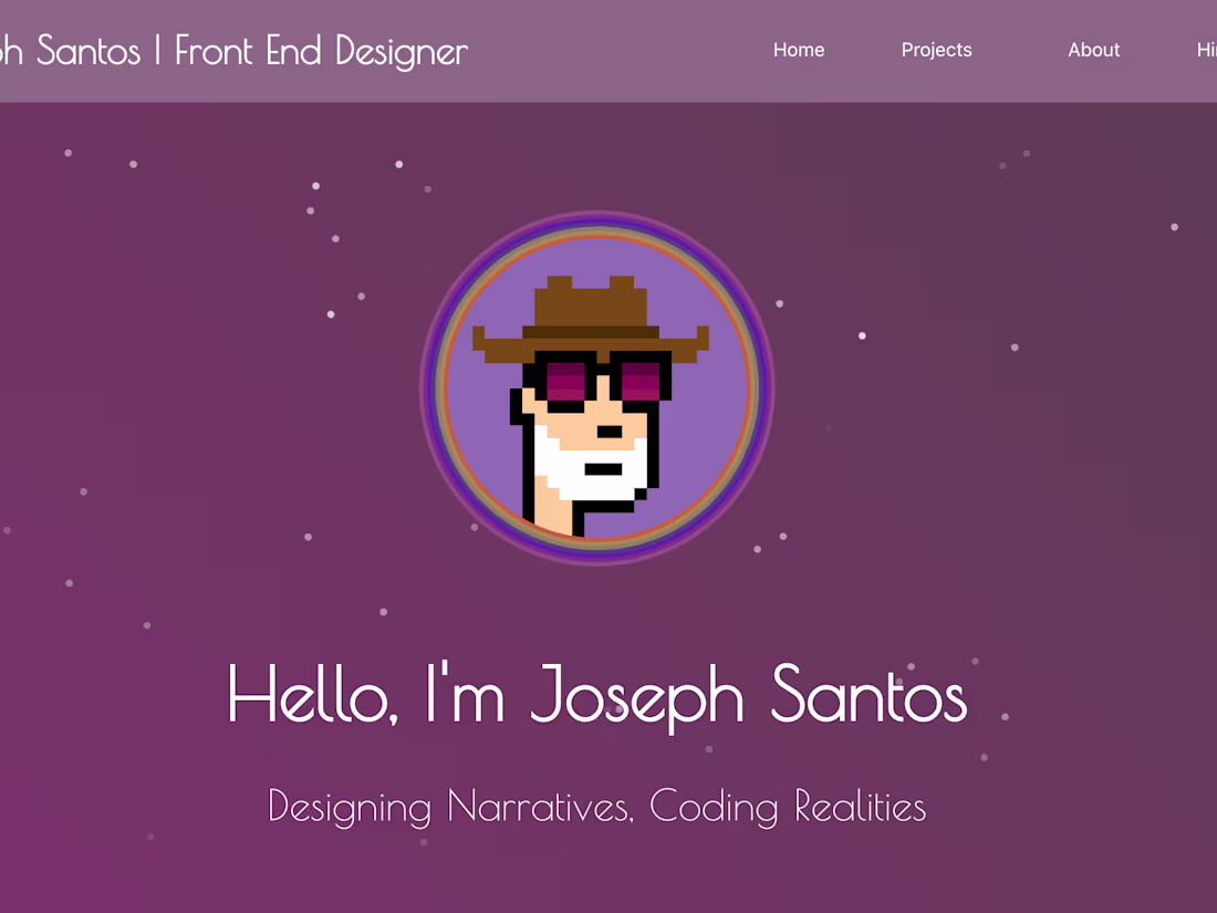 Cover image for Joseph Santos | Front End Designer | Portfolio