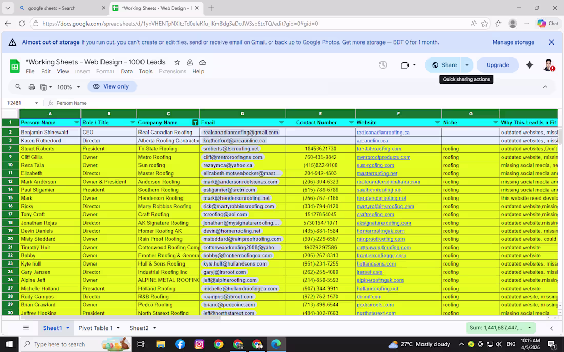 Cover image for 👉 Targeted Roofing Leads from