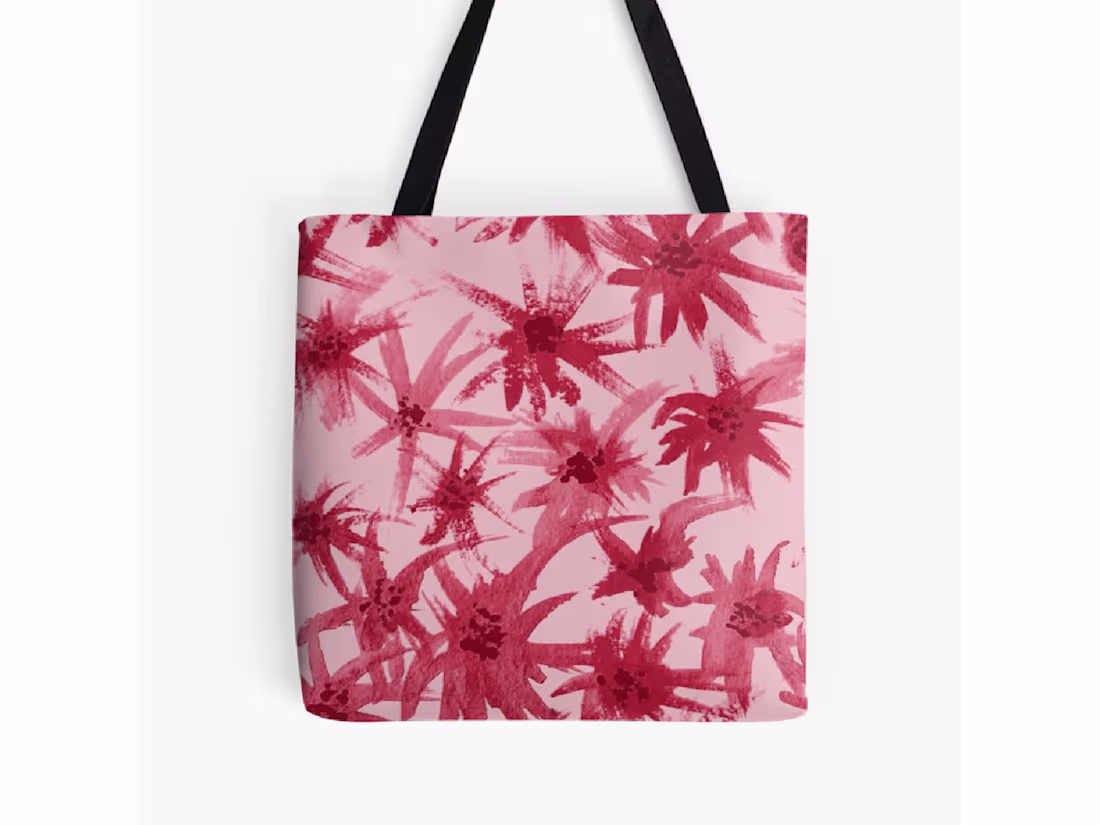 Cover image for Rebel Botanics – Red | Heritage Print for Apparel & Accessories