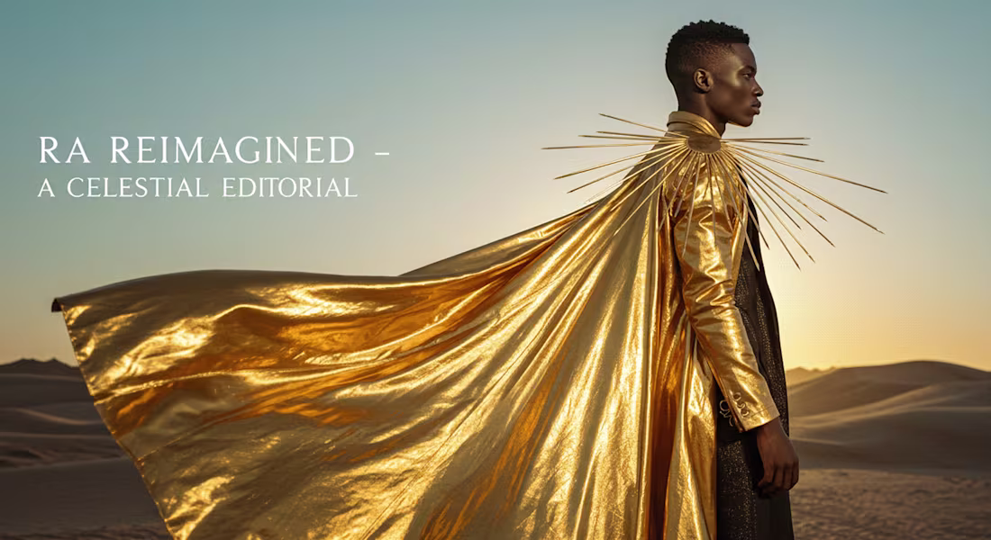 Cover image for RA REIMAGINED - A CELESTIAL EDITORIAL :: Behance