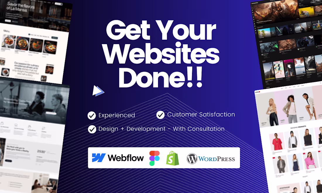 Cover image for Design or Redesign Landing Page for any no-code platform