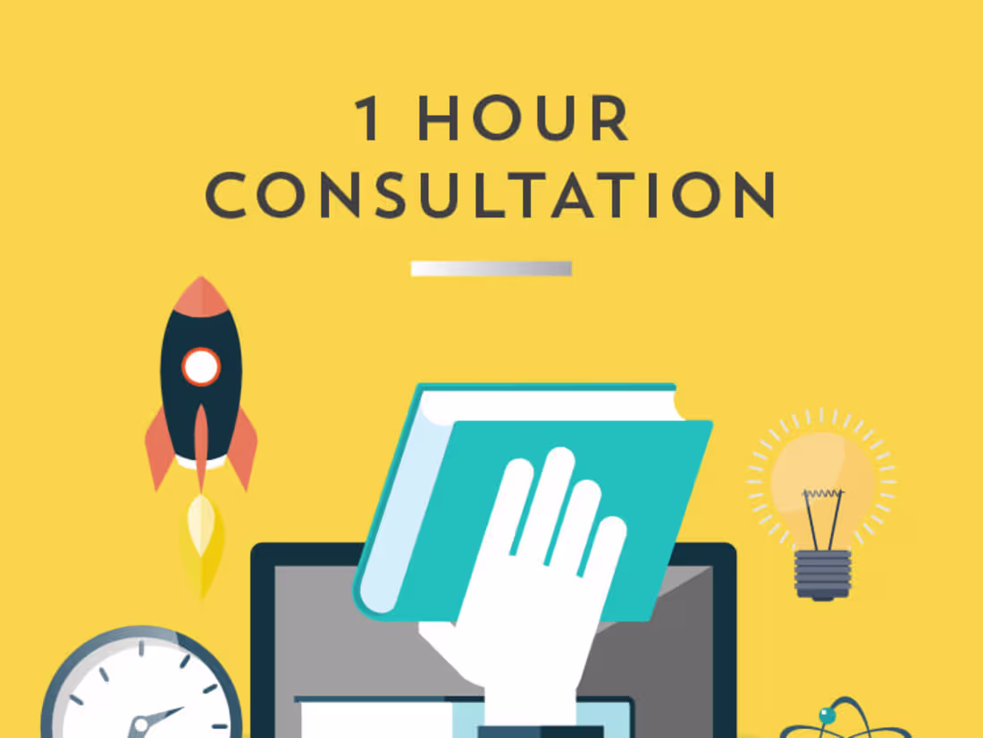 Cover image for You will get one hour strategy consult.