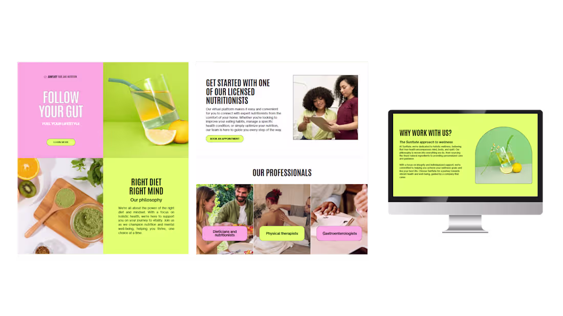 Cover image for Website Content Writing for Health & Wellness Brand