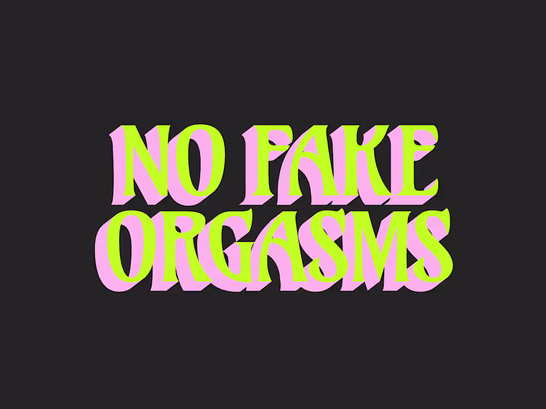 Cover image for No Fake Orgasms