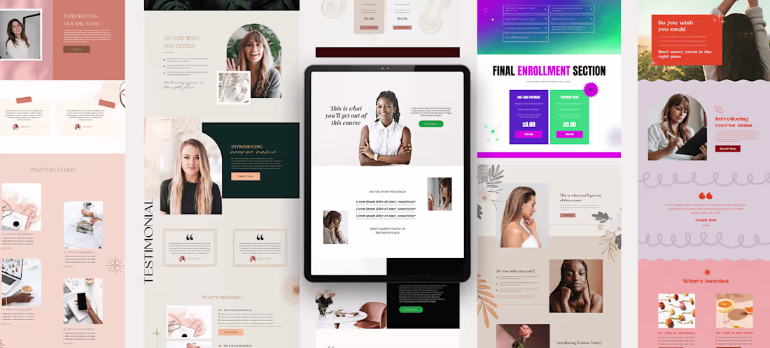 Cover image for Sales Page Templates