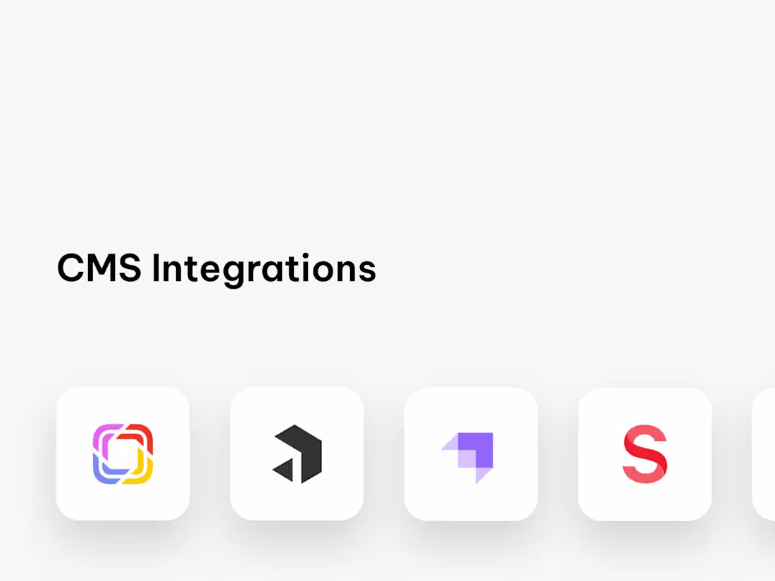 Cover image for CMS Integrations