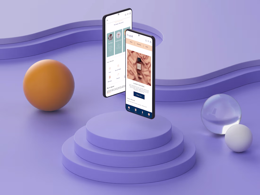 Cover image for FragHill: Innovating the fragrance industry with tech and design