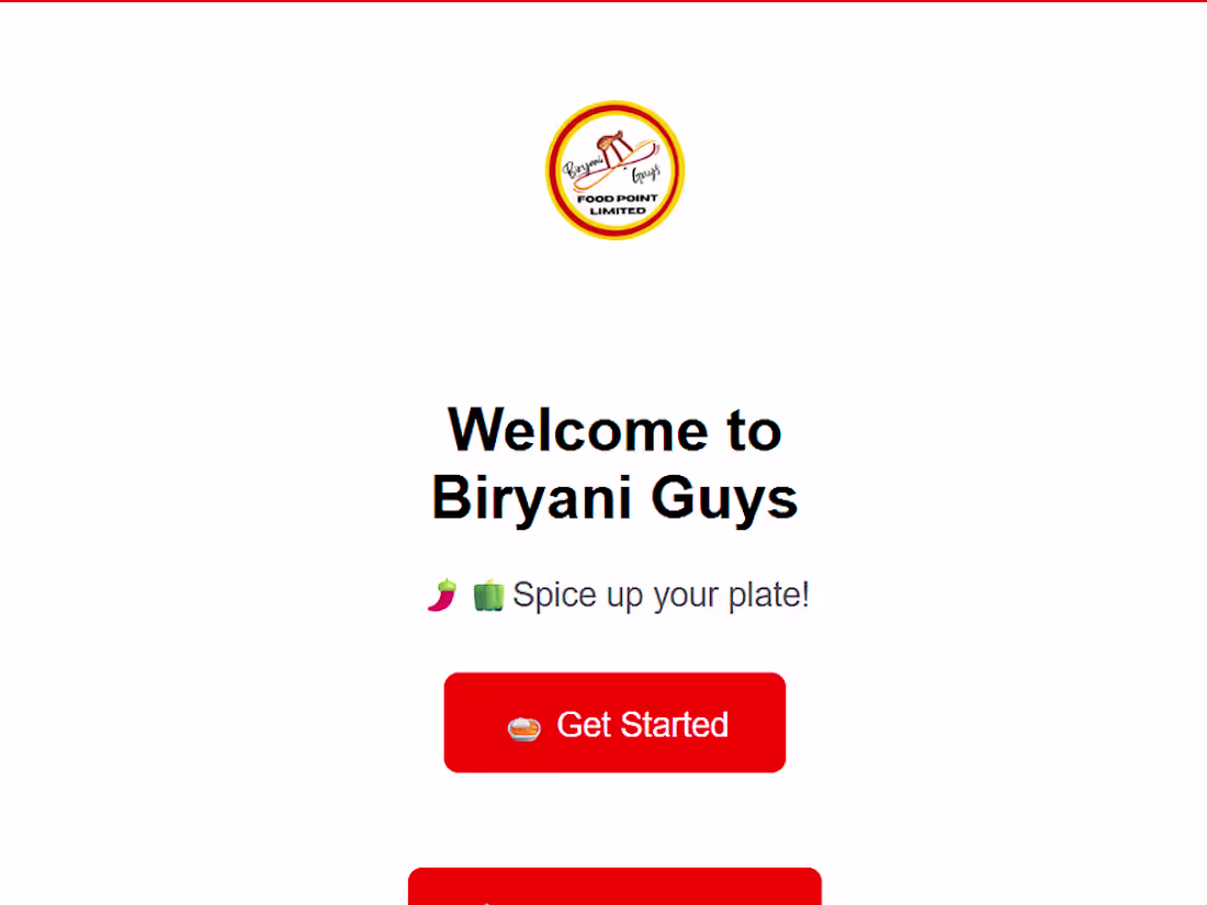 Cover image for Biryani Guys Order & Tracker System