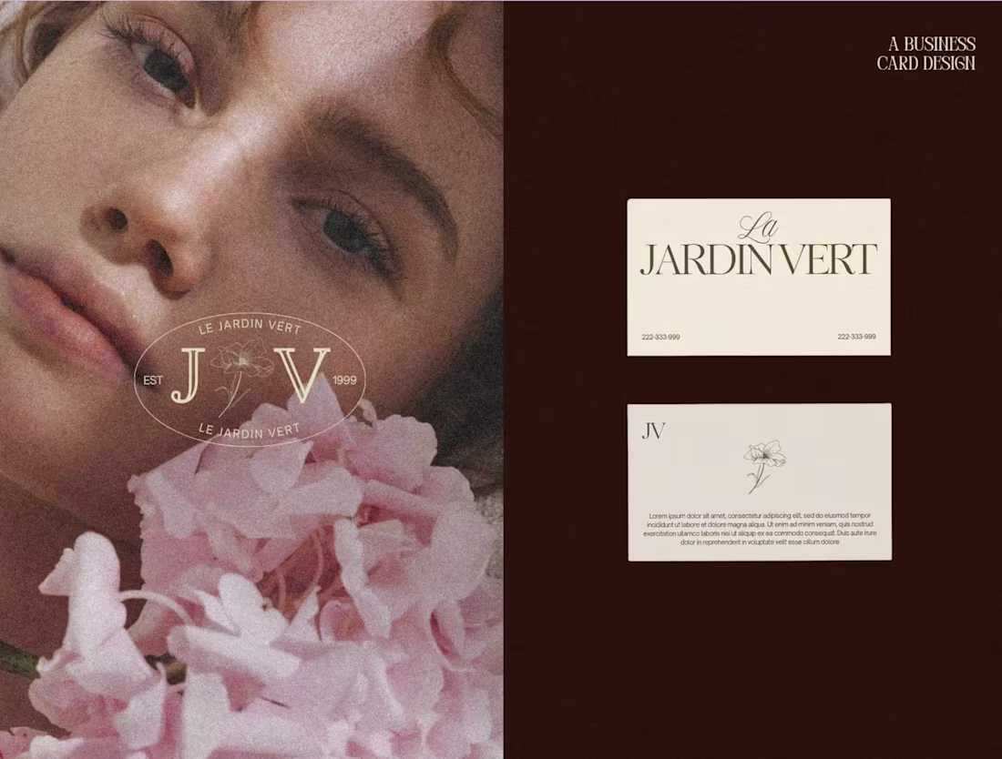 Cover image for Parisian-Inspired Floral Atelier Logo Design