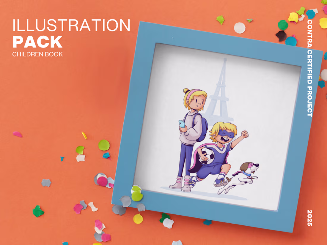 Cover image for Character Creation Illustrations Project - Children