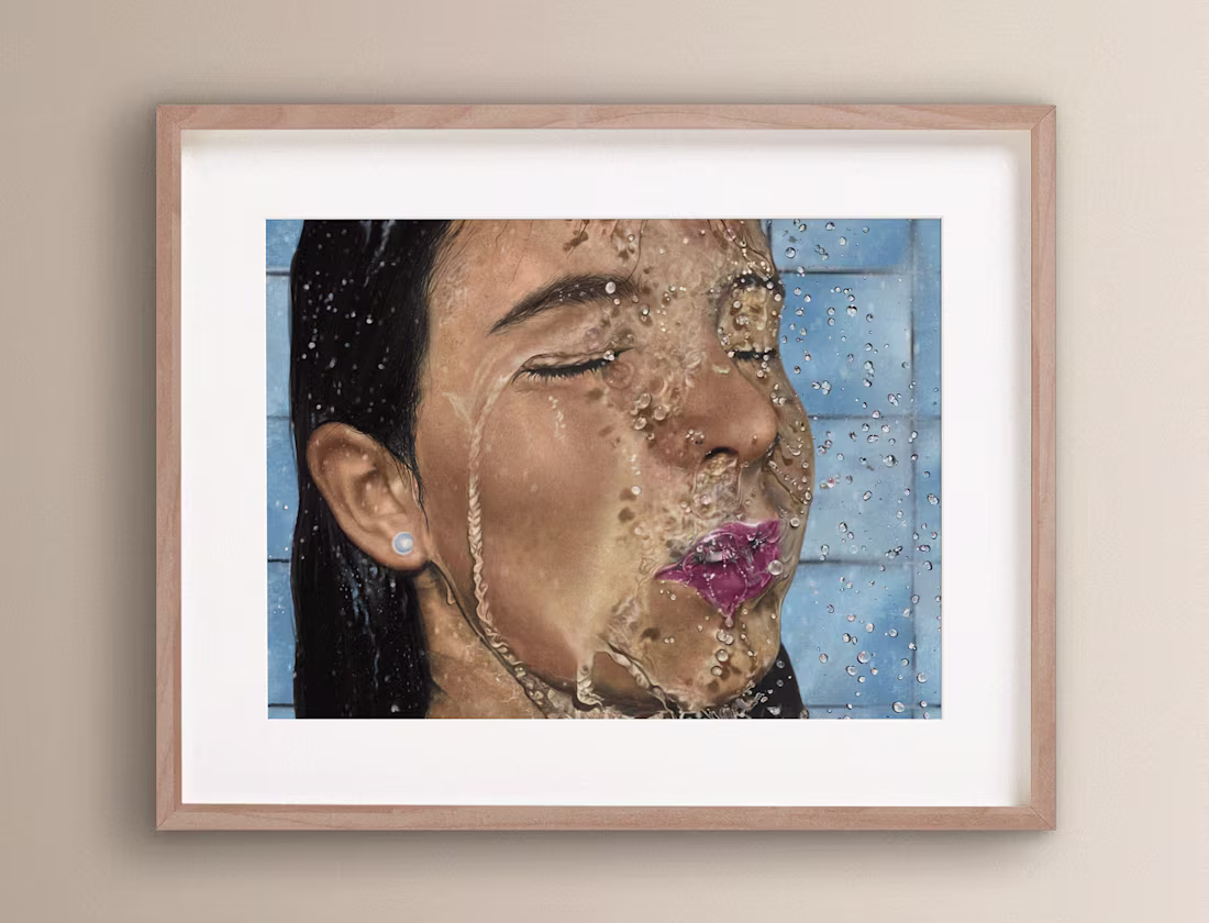 Cover image for Exploring Water in Portraiture • A1 Acrylic Painting